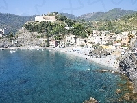 Monterosso, Morze, Panorama, Włochy