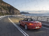 Morze, Bmw Z4, Droga, Skały