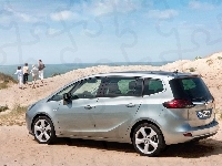 Morze, Opel Zafira III, Wydmy