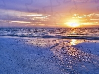 Plaża, Morze, Słońce