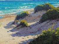 Plaża, Morze, Wydmy
