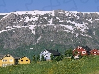 Domki, Mosjoen, Góry