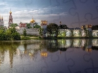 Muzeum, Moskwa, Rzeka, Rosja, Klasztor, Monaster Nowodziewiczy