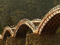 Ludzie, Most, Drzewa