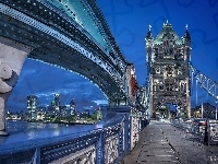 Most, Londyn, Miasto nocą
