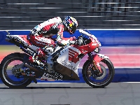 Gra, Motocykl, MotoGP, Motocyklista, Honda