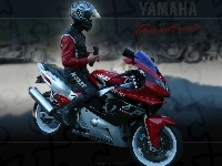 Motocykl, Yamaha, Thundercat, Motocyklist