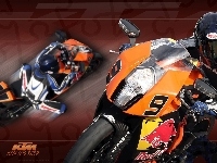 Motocyklista, KTM RC8 R, Motor