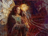 Motyl, Dziewczyna, Elf, Medalion