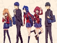 mundurki, Toradora, postacie, szkolne