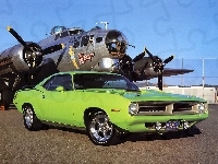 Muscle, Plymouth Barracuda, 1970, Car