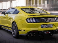 Tył, 2021, Ford Mustang Mach 1