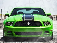 Mustang, Ford, Zielony