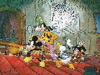 Myszka Miki, Goofy, Kaczor Donald