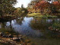 Nakajima, Jezioro, Park, Japonia