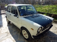 Naklejka, Kremowy, Autobianchi Bianchina, Skorpion