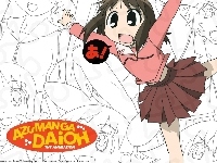 napis, Azumanga Daioh, dziewczyna