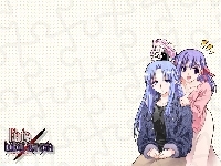 napis, Fate Stay Night, dziewczyny, koleżanki