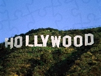 Hollywood, Napis, Wzgórze
