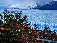 Prowincja Santa Cruz, Lodowiec, Zima, Perito Moreno, Argentyna, Park Narodowy Los Glaciares