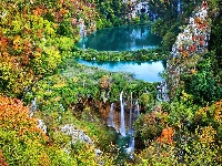 Jesień, Plitvice, Park Narodowy