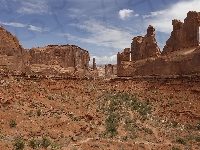 Utah, Skały, Park Narodowy Arches, Stany Zjednoczone