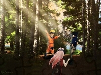 las, ludzie, Naruto