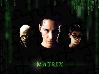 Neo, Trinity, Matrix, twarze, Morfeusz