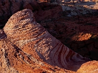 Nevada, Skały, Park Stanowy Valley of Fire, Stany Zjednoczone