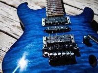 Gitara, Niebieska, Elektryczna