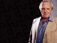 niebieska, Anthony Hopkins, koszula