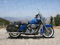 Niebieski, Harley Davidson Road King