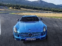 Niebieski, Mercedes SLS