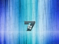 Niebieskie, Windows 7, Paski