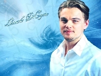 niebieskie oczy, Leonardo DiCaprio, biała koszula