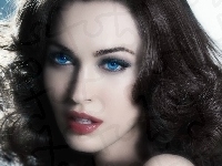 Niebieskie, Megan Fox, Oczy
