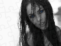 Niebieskie, Megan Fox, Oczy