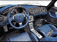 Niebieskie, Maserati MC12, Wnętrze