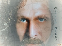 niebieskie oczy, Gary Oldman, wąsy