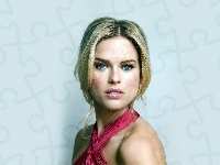 Niebieskie, Alice Eve, Kobieta, Twarz, Oczy