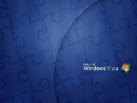 Niebieskie, Windows Vista, tło
