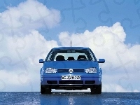 Niebo, Volkswagen Golf 4, chmury