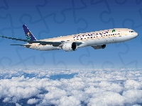 777, Samolot, Boeing, Niebo