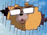 Niebo, Kon, Okulary, Dziura