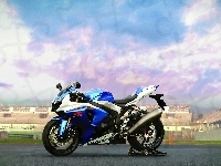 Niebo, Plac, Suzuki GSX R 1000