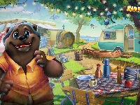 Niedźwiedź, Farmerama, Gra