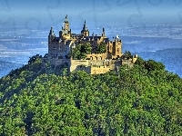 Niemcy, Zamek, Hohenzollern, Wzgórze