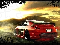 TUNING, Nissan 350Z, Czerwony