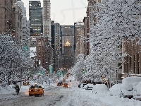 Nowy York, Zima, Ulica