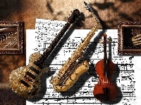 Instrumenty, Nuty, Muzyczne